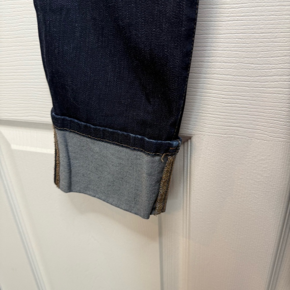 Joes Jeans Womens Ankle Crop Cuffed Dark Wash Denim Jeans Size 29 GUC - Picture 3 of 7